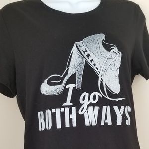 Graphic black t shirt sz M